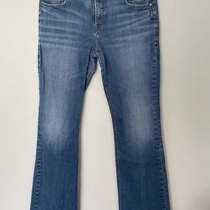 Silver Classic Blue Denim Jeans